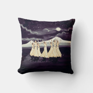 Armenian Dancers 2 Throw Pillow