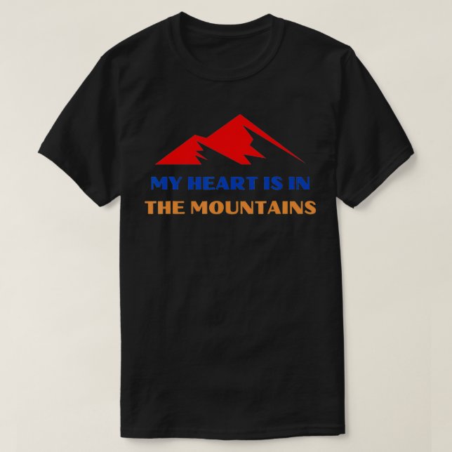 Armenian Flag Armenia Ararat My Heart Is In The Mo T-Shirt (Design Front)