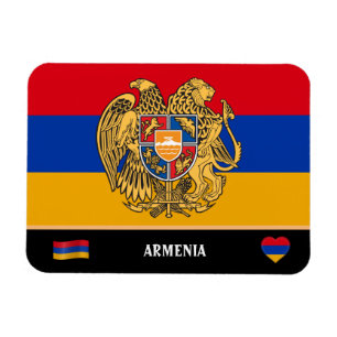 Armenian Flag & Armenia country travel / Armenia Magnet