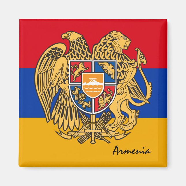 Armenian flag & Armenia holiday/sports fans Magnet (Front)
