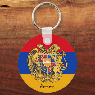 Armenian Flag & Armenia - party, birthday / sports Key Ring