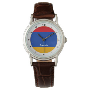 Armenian Flag & Armenia trendy fashion /design Watch