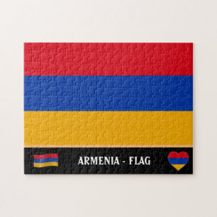 Armenian Flag & Armenian country / Armenia Jigsaw Puzzle