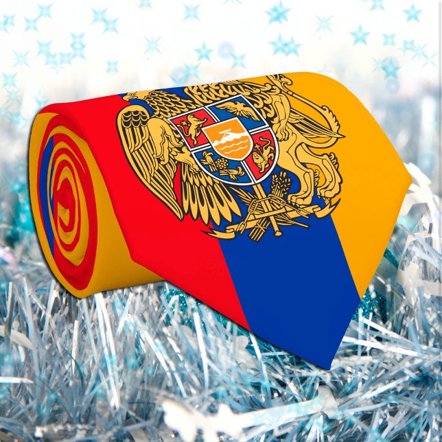 Armenian Flag & business Armenia, travel /sports Tie (Creator Uploaded)