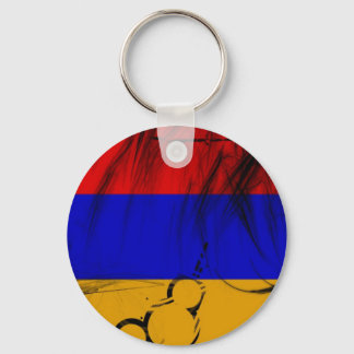 Armenian Flag Key Ring