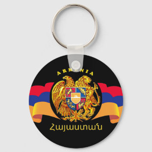 Armenian Flag Keychain
