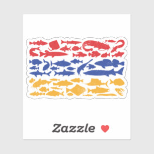 Armenian Flag Made of Fish – Fishing Design