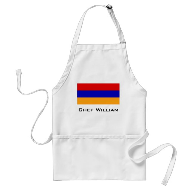 Armenian Flag Standard Apron (Front)