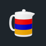 Armenian Flag Teapot<br><div class="desc">Elegant Teapot with Flag of Armenia. This product its customisable.</div>