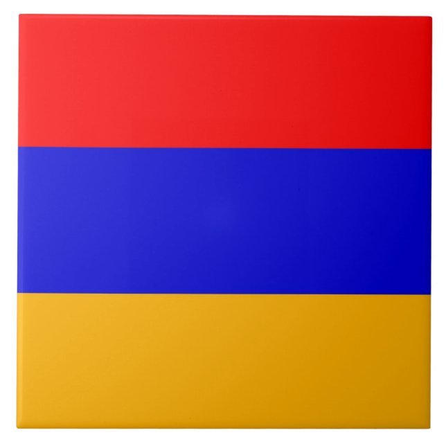 Armenian Flag Tile (Front)
