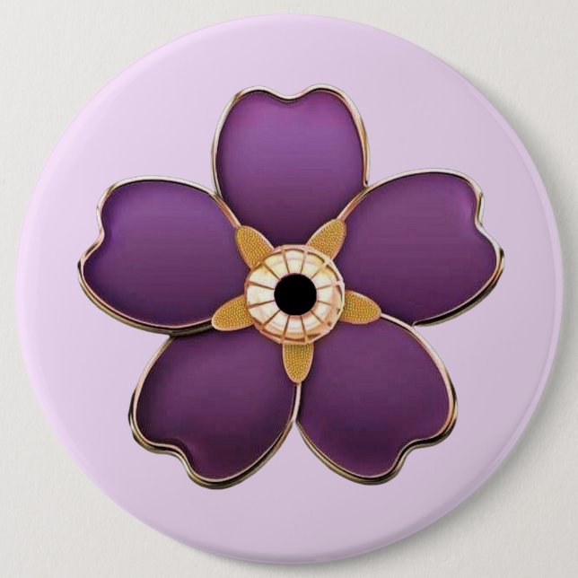 Armenian Flower Button (Front)
