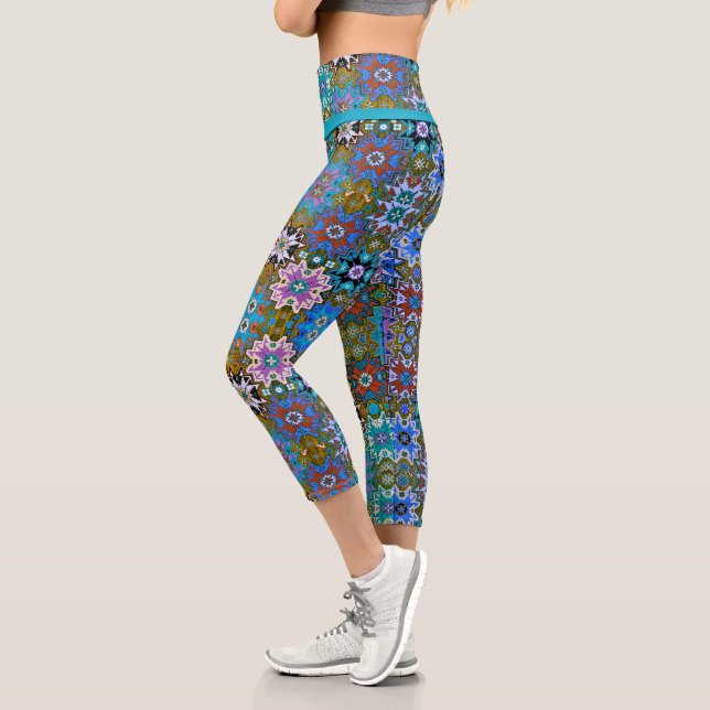 Armenian Folk Art High Waisted Capris (Left)