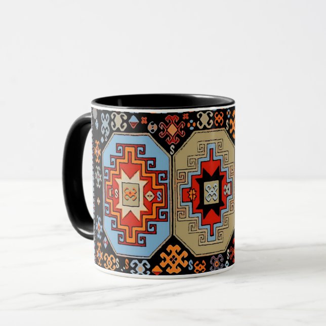 Armenian Folk Art Mug (Front Left)