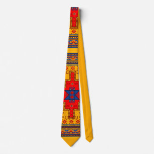 Armenian Folk Art Neck Tie