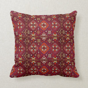 Armenian Folk Art Throw Pillow 2