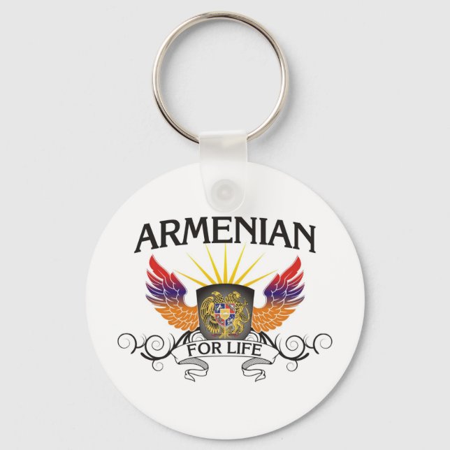 Armenian For Life Key Ring (Front)
