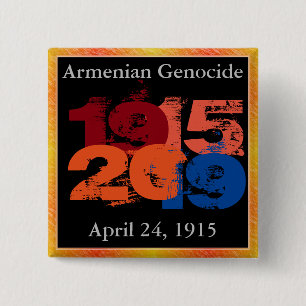 Armenian Genocide Button