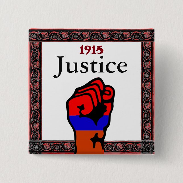 Armenian Genocide Button (Front)