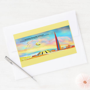 Armenian Genocide memorial Rectangular Sticker