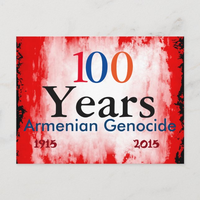 Armenian Genocide Postcard (Front)