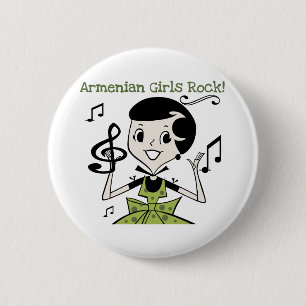 Armenian Girls Rock 6 Cm Round Badge