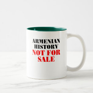 Armenian history: Not for sale Two-Tone Coffee Mug
