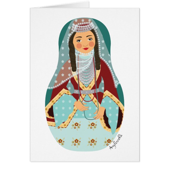 Armenian Matryoshka Card (Front)