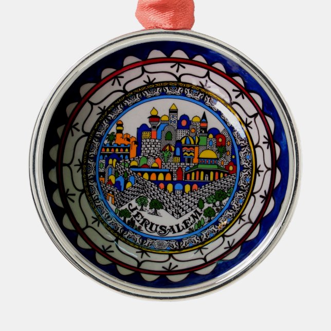 Armenian Painted Plate Ornament (Front)