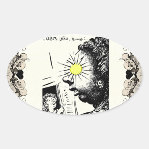 Armenian Saying Oval Sticker