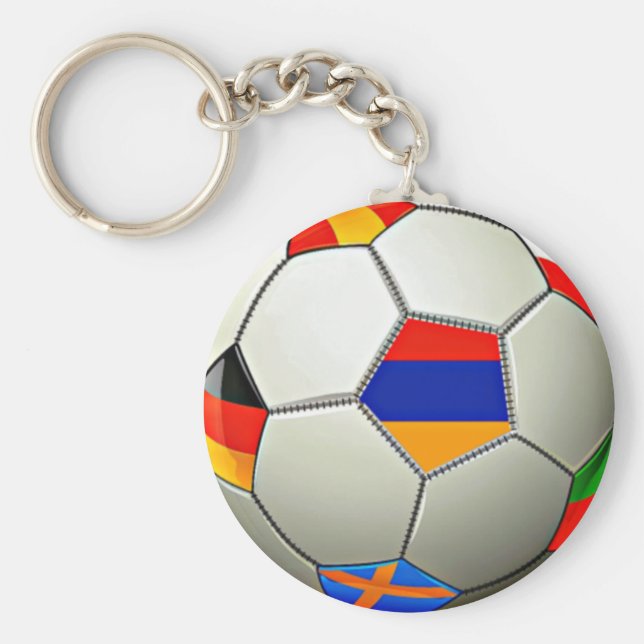 Armenian Soccer Key Ring (Front)