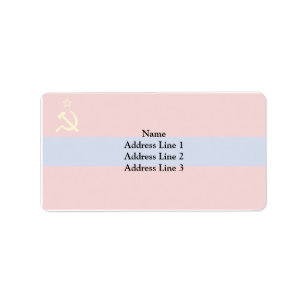Armenian Ssr, Armenia flag Label
