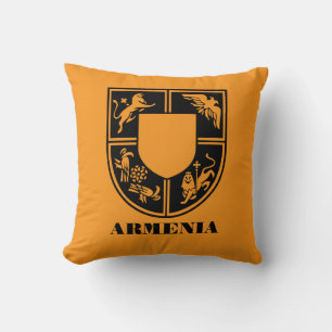 Armenian State Emblem Contemporary Art Cushion