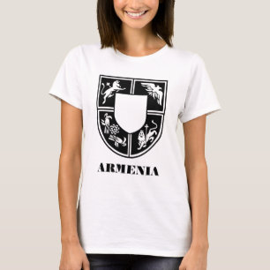 Armenian State Emblem Contemporary Art T-Shirt