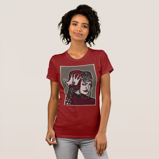 Armenian Woman Bella Canvas T-Shirt (Front Full)