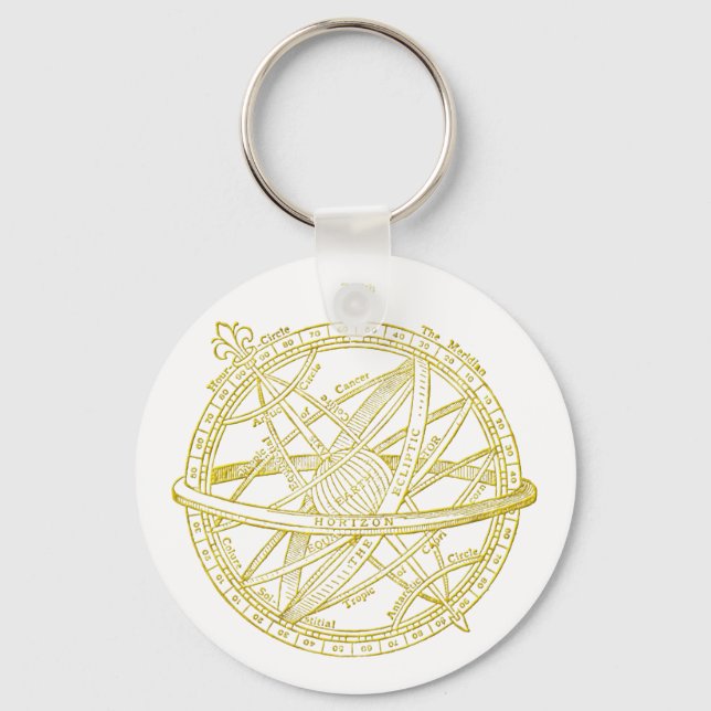 Armillary sphere key ring (Front)