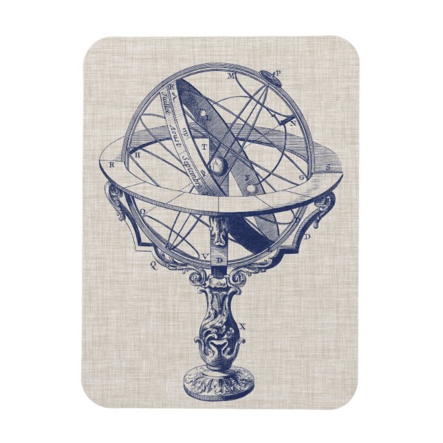 Armillary Sphere Magnet (Vertical)