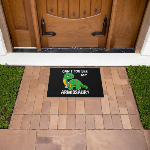 Armissaur Broken Bones Arm Injury Dinosaur Recover Doormat
