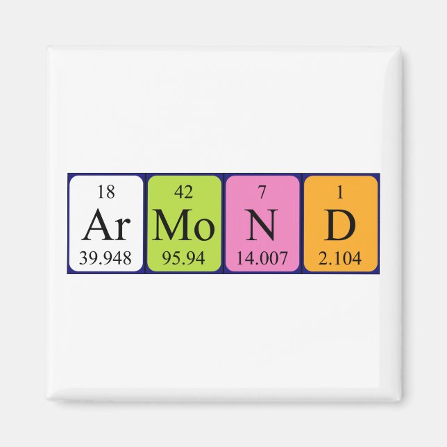 Armond periodic table name magnet (Front)