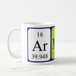 Armond periodic table name mug