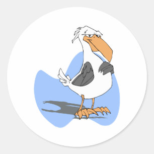 Armondo Albatross Classic Round Sticker