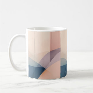 Armonía etérea Resumen Arte Colour Pastel moderno Coffee Mug