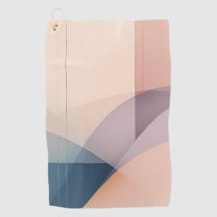 Armonía etérea Resumen Arte Colour Pastel moderno Golf Towel