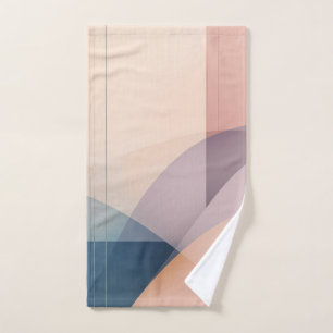 Armonía etérea Resumen Arte Colour Pastel moderno Hand Towel