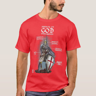 Armor Of God Ephesians 6 10 18 Bible 3 T-Shirt