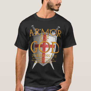 Armor Of God Ephesians Bible Verse Religious Chris T-Shirt