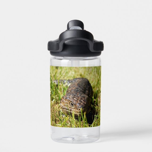 Armored Ambler: The Shingleback's Secret Stroll, Water Bottle (Back)