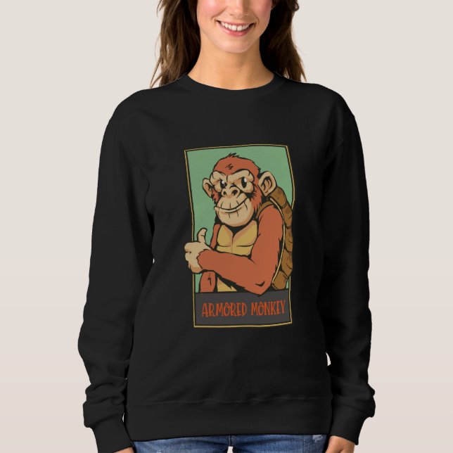 armored monkey sweatshirt (Front)