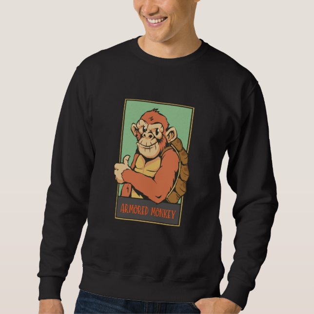 armored monkey sweatshirt (Front)