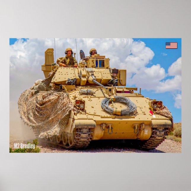 ARMORED PERSONNEL CARRIER - M2 Bradley Poster (Front)
