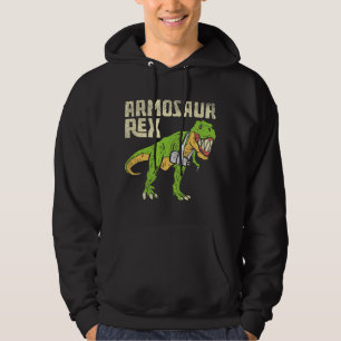 Armosaur Rex Dinosaur Fractured Arms Broken Arm Su Hoodie